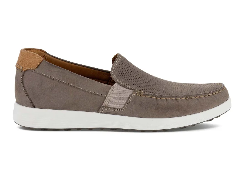 Men's loafers with a leather lining for comfortECCO Mens S Lite Moc Comfortable Leather Casual Loafers Shoes