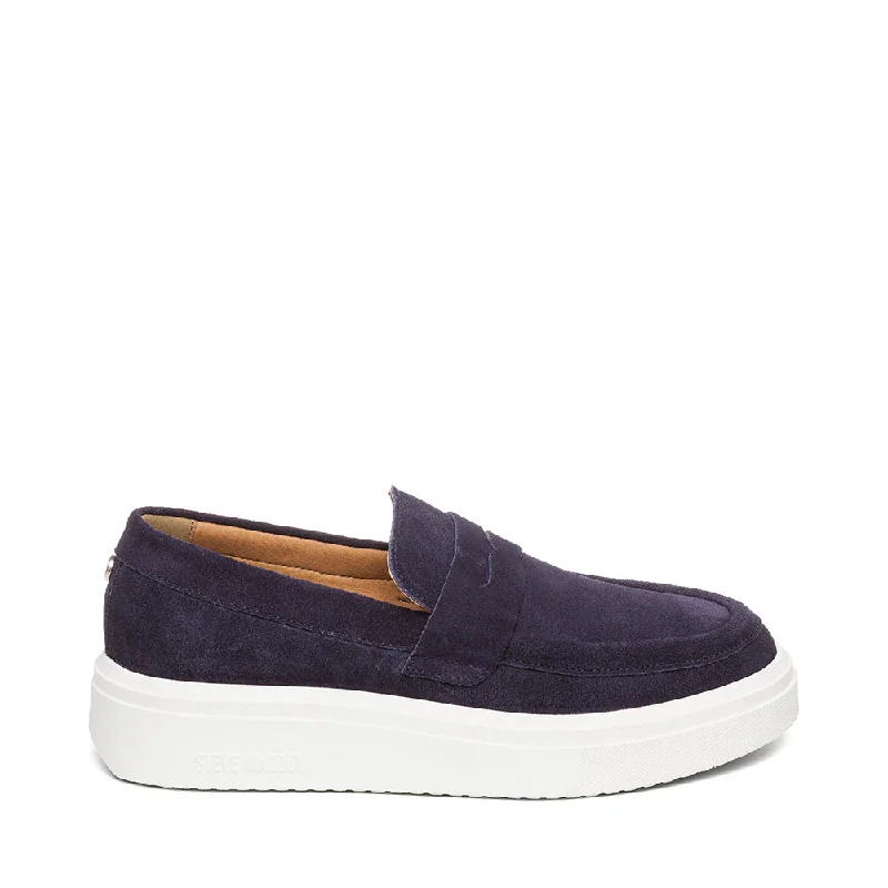 Men's loafers with a contrast stitching detailFelix Casual Shoe DK NAVY SUEDE