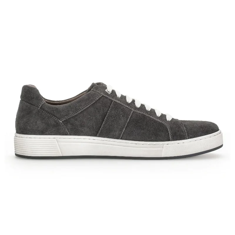Men's Oxfords with a padded collar for a comfortable fitGabor Men's 1040-10-03 Grey Suede
