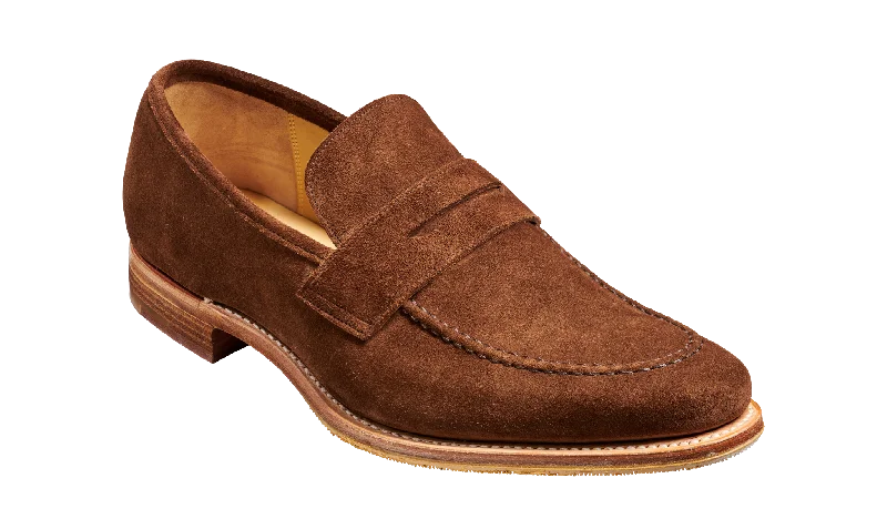Men's loafers with a decorative buckleGates - Castagnia Suede