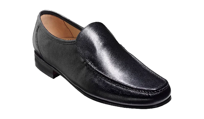 Men's loafers with a memory foam insoleJavron - Black Calf