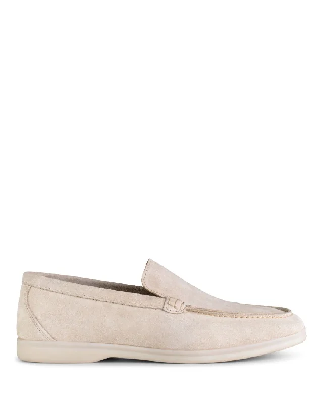 Men's loafers with a leather lacing systemJaxon Taupe Suede