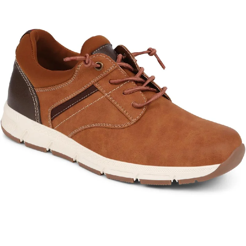 Breathable men's casual shoes for warm weatherLace-Up Trainers - WBINS39112 / 325 251