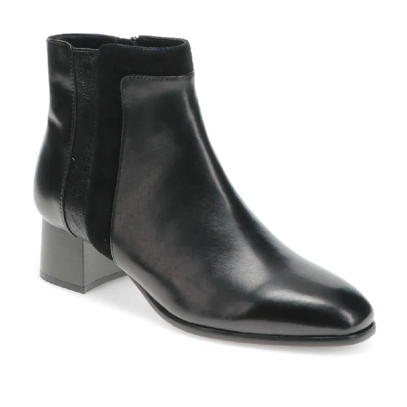 Suede men's casual shoes in earthy tonesLeather Block Heel Ankle Boots - SINO40510 / 326 263
