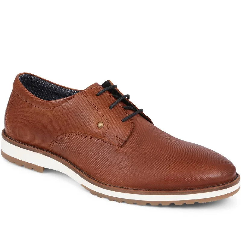 Breathable men's casual shoes for warm weatherLeather Lace-Ups - RNB39021 / 324 922
