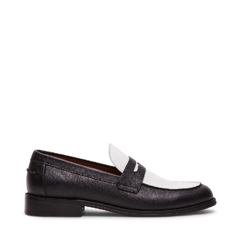 Men's loafers with a low - heeled designLincoln Casual Shoe BLACK/WHTE