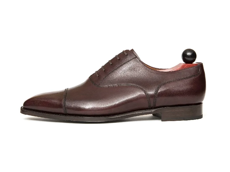 Men's Oxfords with a classic silhouette and a high - shine finishMagnolia - MTO - Shaded Merlot - MGF Last - Single Leather Sole