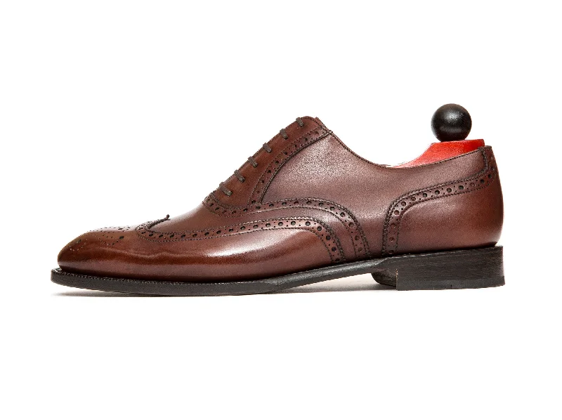 Men's Oxfords with a low - heeled design and a square toeMcClure - MTO - Cedar Calf - NGT Last - Single Leather Sole