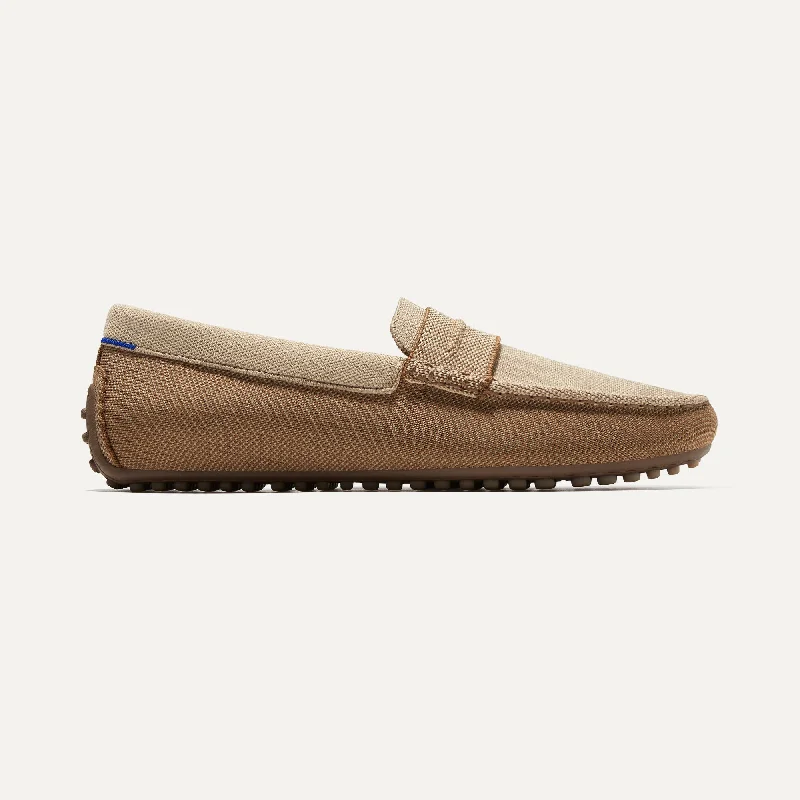 Men's loafers with a flexible sole for easy movementThe Driving Loafer - Canyon Brown