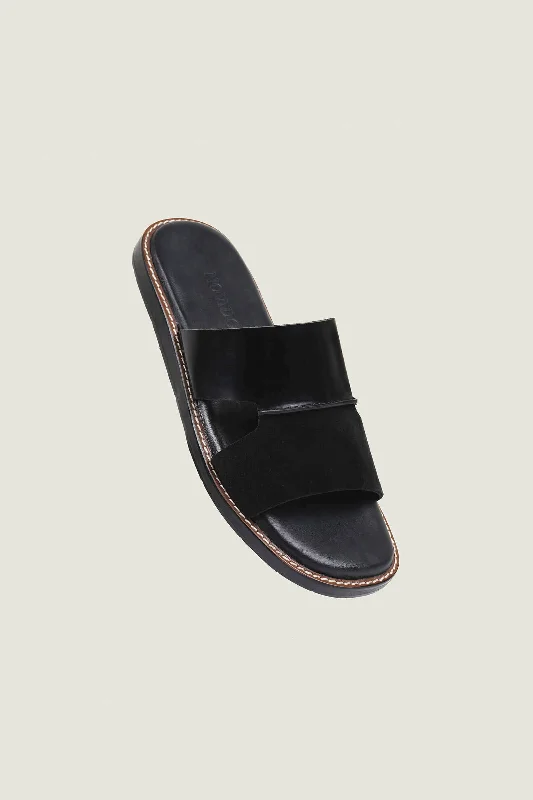 Men's slippers with a memory foam insoleMen's Leather Slipper