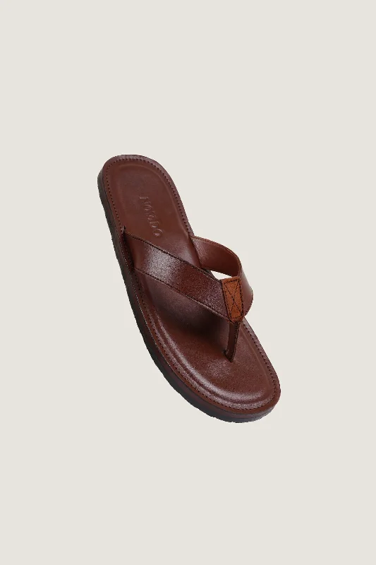 Men's slippers with a removable insole for cleaningMen's Leather Slipper