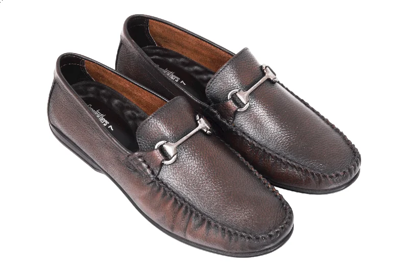 Suede men's loafers for a soft and luxurious feelMens Premium leather Loafers Shoe 401195