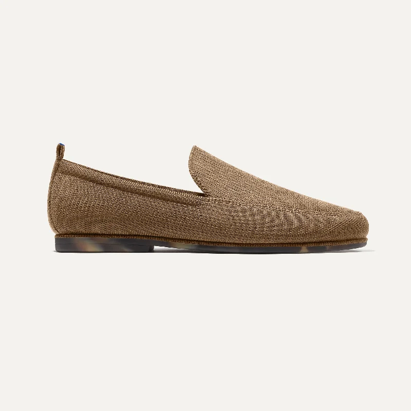 Men's loafers with a contrast stitching detailThe Ravello Loafer - Faded Brown