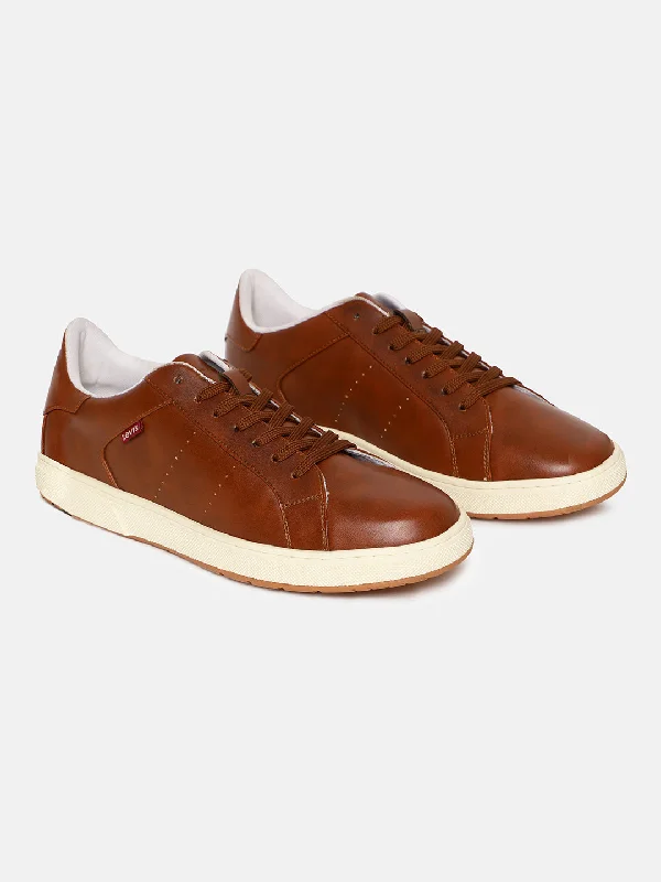 Canvas slip - on men's casual shoes for convenienceMen's Tan Solid Shoes