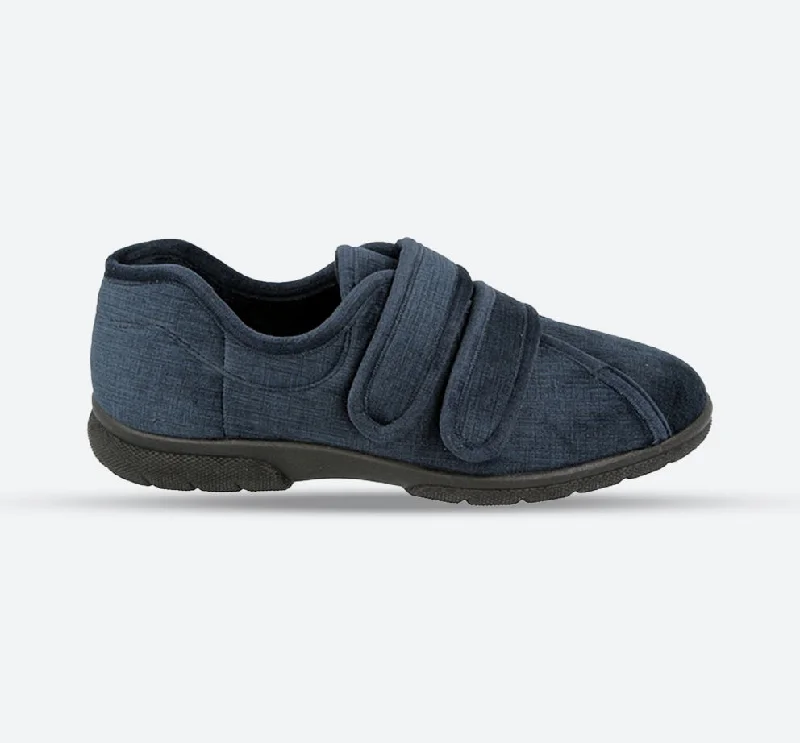 Men's slippers with a rubber sole for outdoor useMens Wide Fit DB Hamilton Slippers