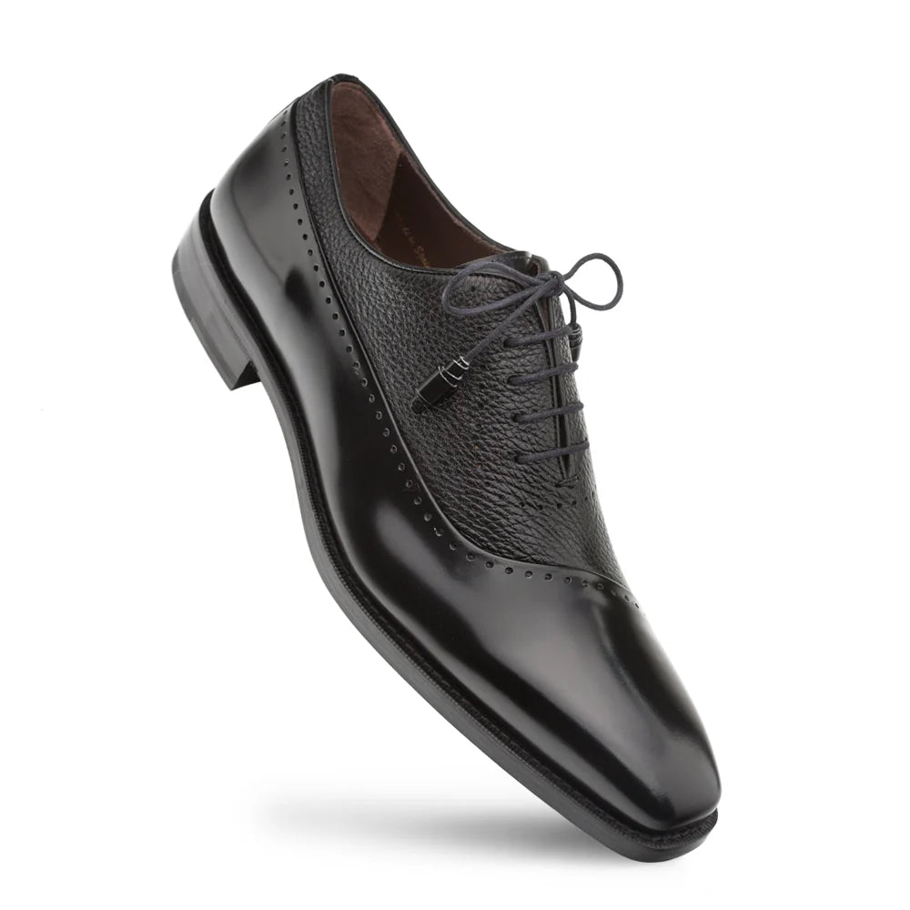Brogue - perforated men's Oxfords for a traditional lookMezlan Postdam 16409 Black Oxfords