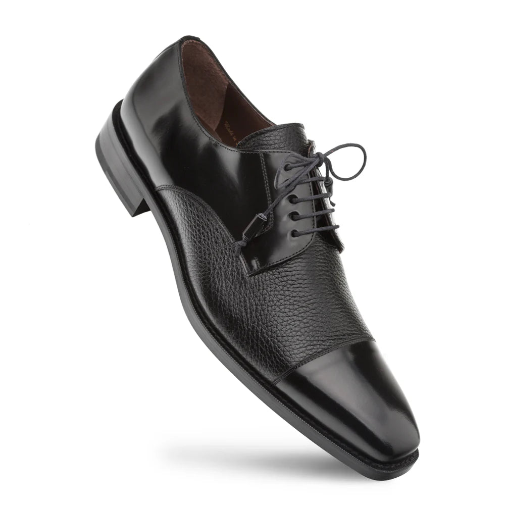 Men's Oxfords with a low - heeled design and a square toeMezlan Soka 15089 Black Oxfords