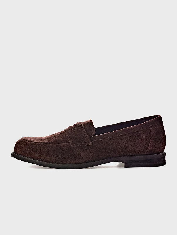 Men's loafers with a decorative buckleMorgan Suede