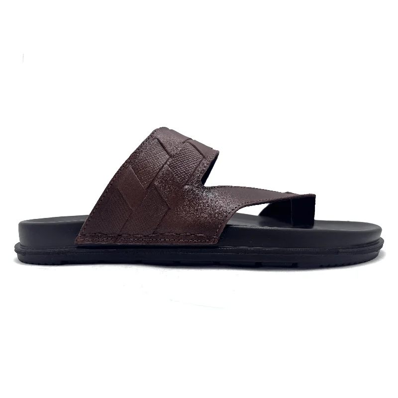 Men's plush slippers with a faux fur liningMustard Casual Chappal