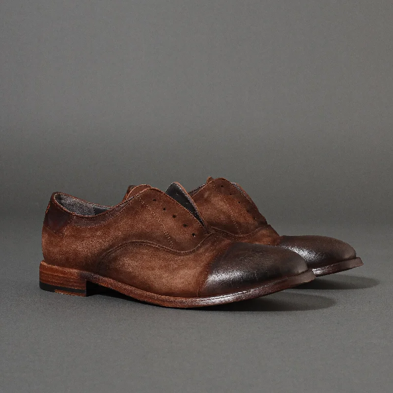 Men's loafers with a memory foam insoleNakazo 401 Brown