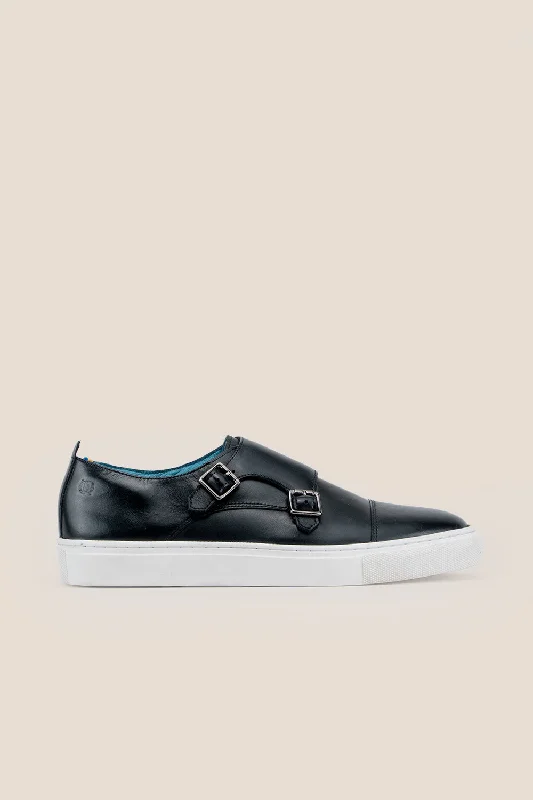 Suede men's casual shoes in earthy tonesNash Black