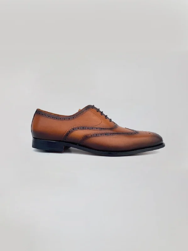 Men's Oxfords with a high - quality leather upperNicholas Wingtip Oxford - Cognac