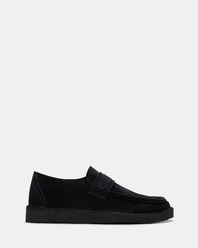 Men's loafers with a flexible sole for easy movementNomad Loafer Black Suede