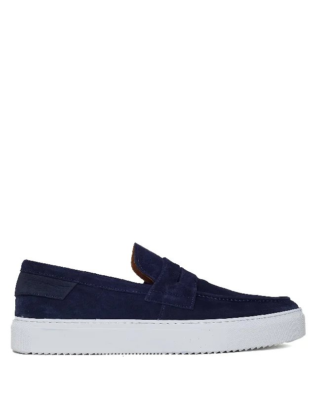 Slip - on men's loafers for easy wearOllie Suede Navy
