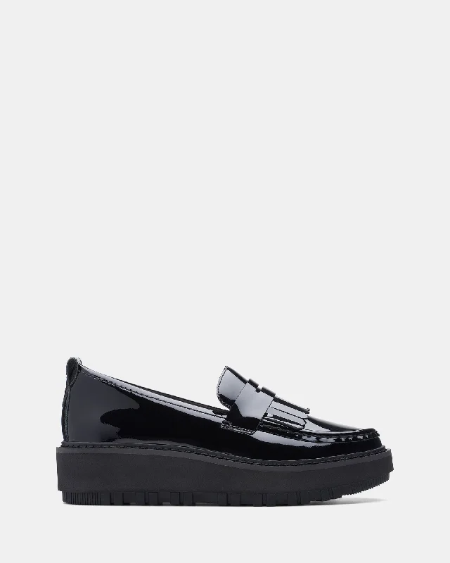 Men's loafers with a cushioned footbedORIANNA W LOAFER Black Patent