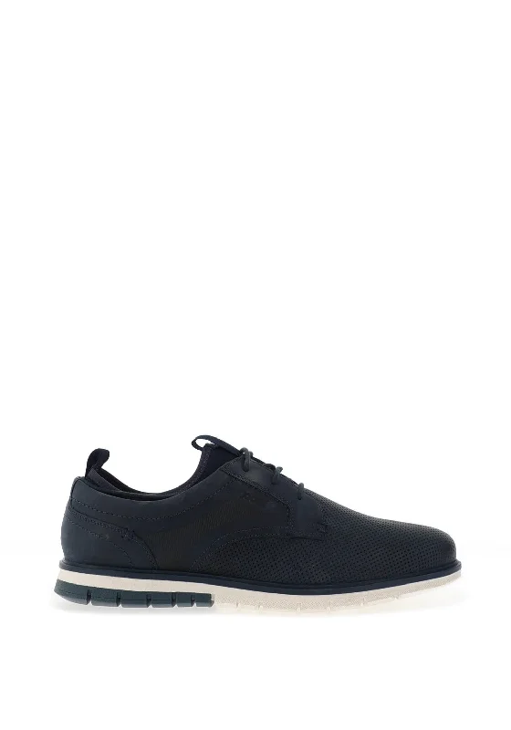 Breathable men's casual shoes for warm weatherPaul O Donnell by POD Murphy Lace Up Casual Shoes, Navy