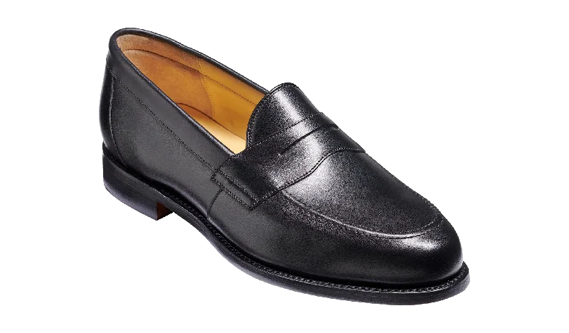 Men's loafers with a contrast stitching detailPortsmouth - Black Calf