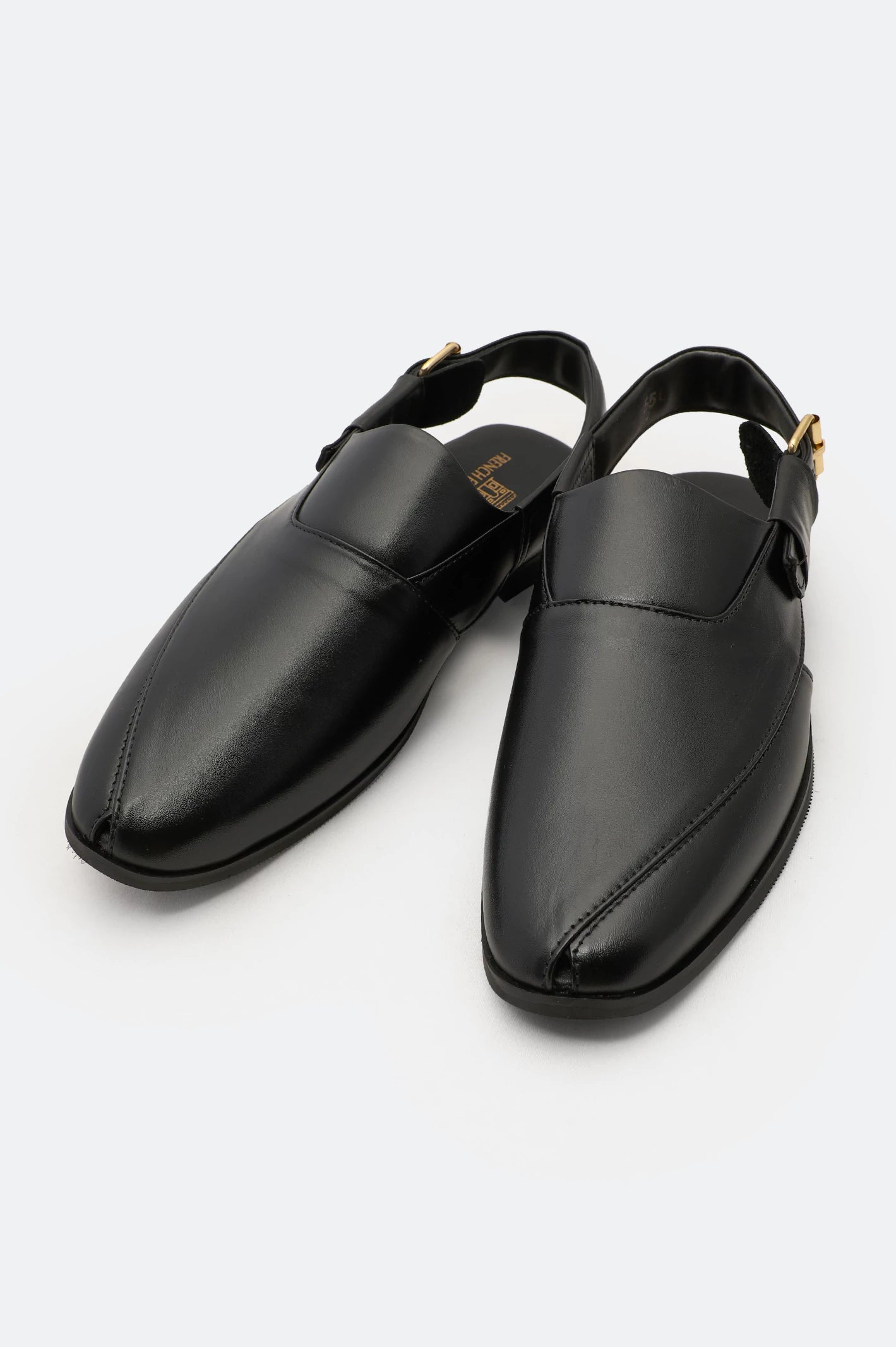 Slipper - boot style men's slippers for cold feetBlack Peshawari Sandal