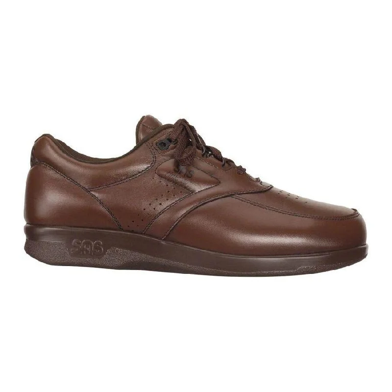 Men's Oxfords in a dark burgundy leather for a unique styleSAS Men's Time Out Walnut