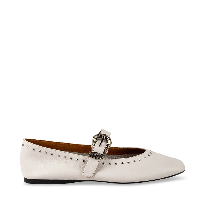 Slip - on men's loafers for easy wearSILENT WHITE