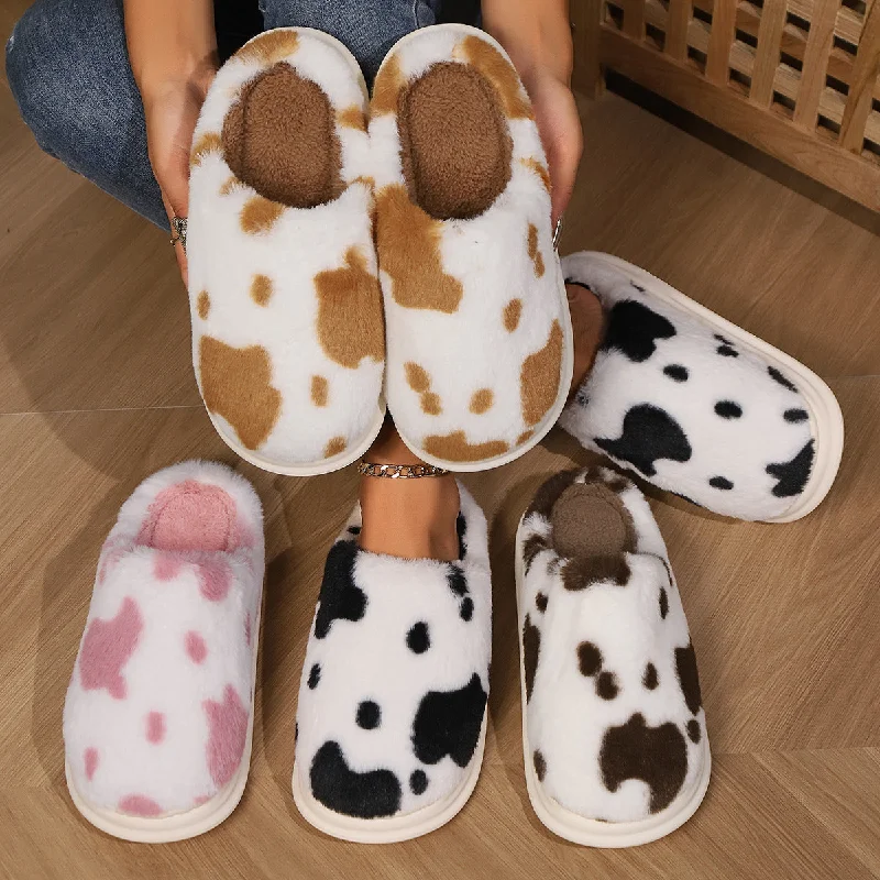 Men's slippers with a Velcro closure for easy on and offSoft Cow Slippers