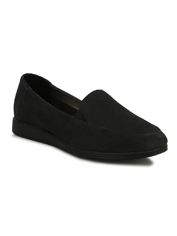 Men's casual shoes with a flexible rubber outsoleSoothe Navy Leather Slip-Ons