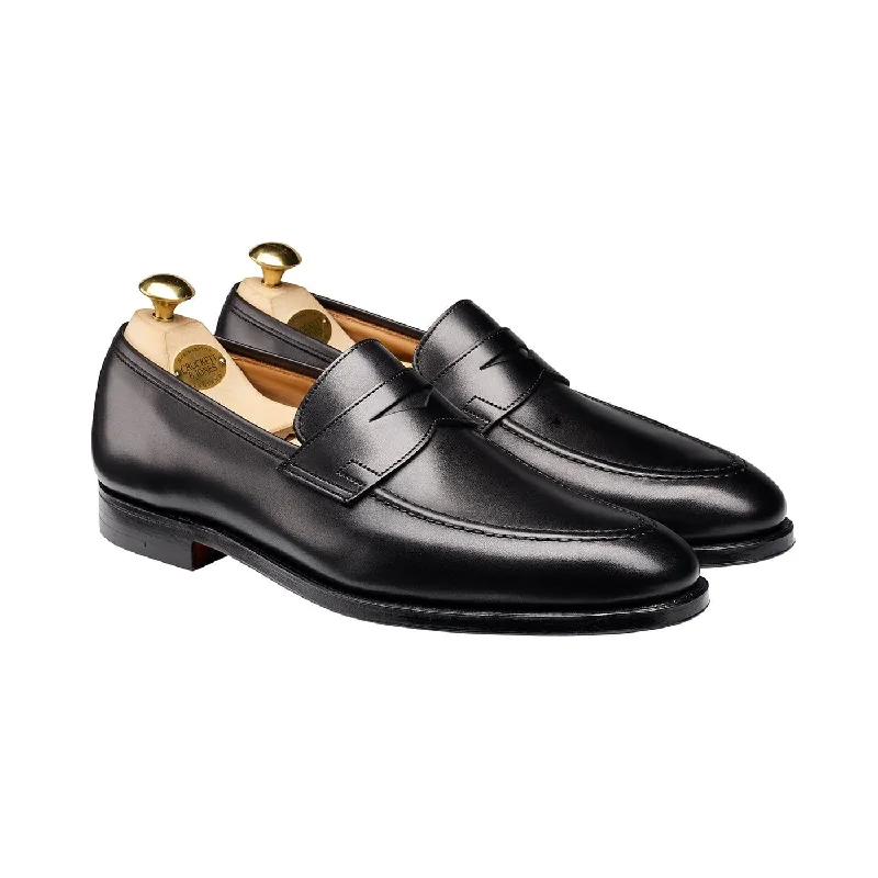 Men's loafers with a smooth leather finishSydney Black Calf