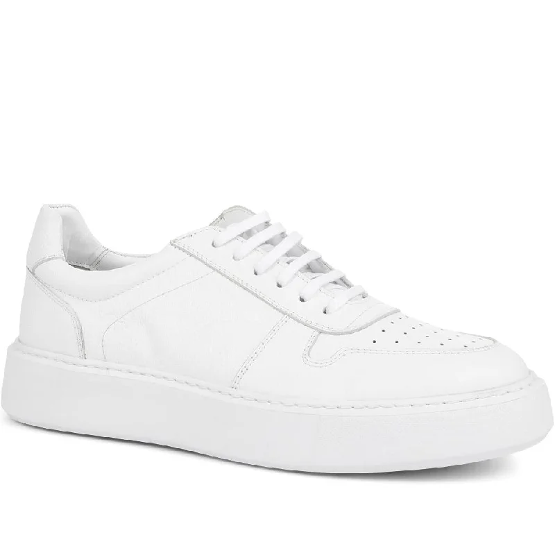 Men's casual shoes with a stretchy side panelTokyo Chunky Leather Trainers - TOKYO / 322 069