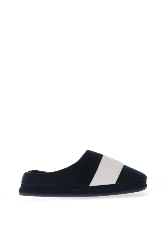 Slipper - boot style men's slippers for cold feetTommy Hilfiger Colour Blocked Flag Logo Slippers, Navy