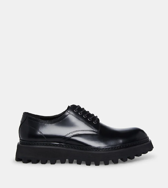 Men's loafers with a cushioned footbedTORRIN BLACK LEATHER
