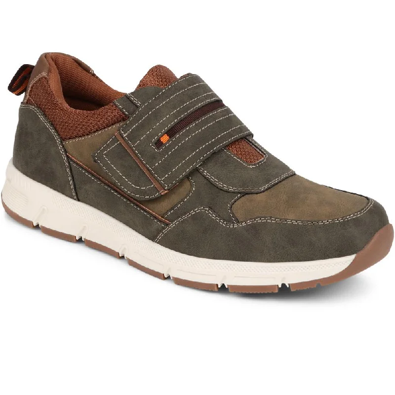 Men's casual shoes with a stretchy side panelTouch-Fasten Trainers - WBINS39114 / 325 252