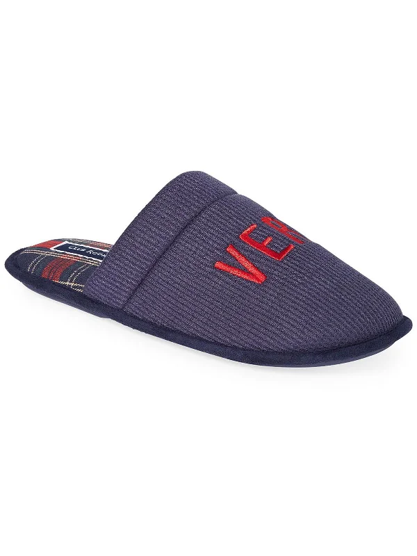 Men's slippers with a soft, flexible soleVery Merry Mens Waffle Slip On Slide Slippers