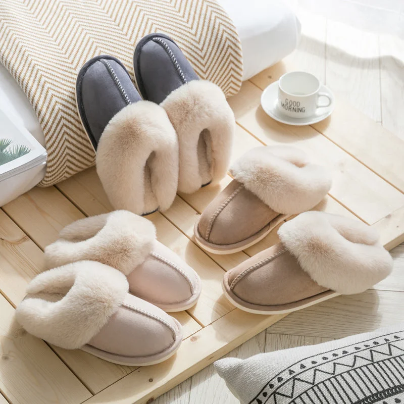 Men's slippers with a shock - absorbing midsoleWomen's Comfy House Shoes