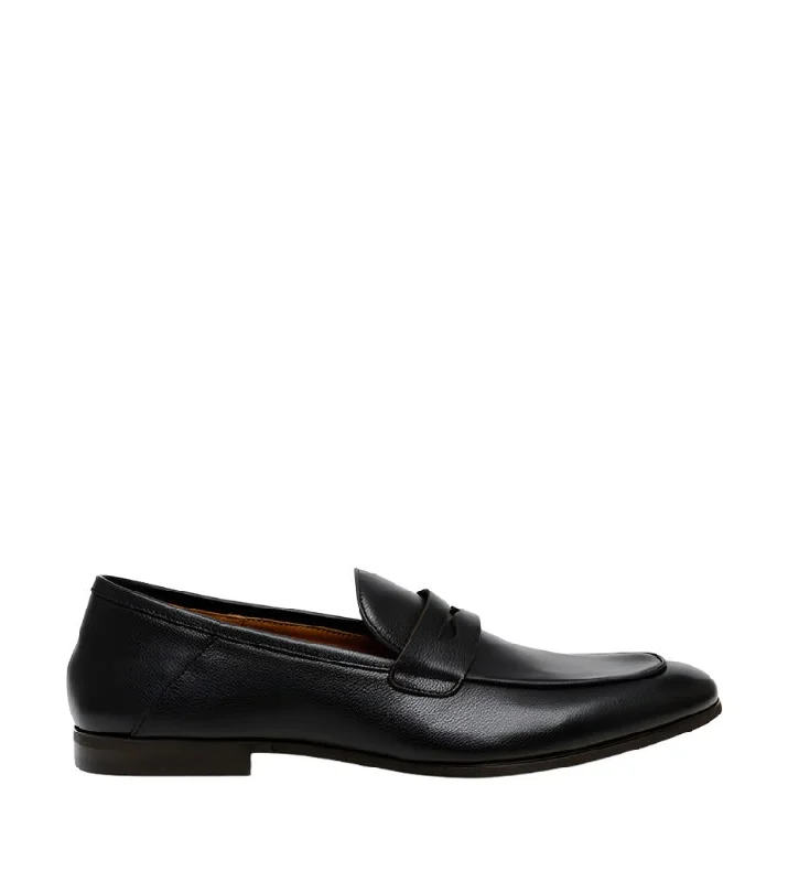 Men's loafers with a moc - toe designZOLDER BLACK