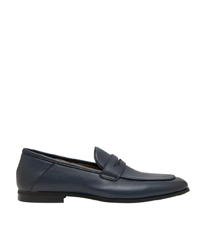 Men's loafers with a flexible sole for easy movementZOLDER NAVY BLUE