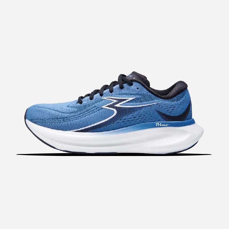 Reflective men's running shoes for low - light visibility361-ELEOS: Denim/White