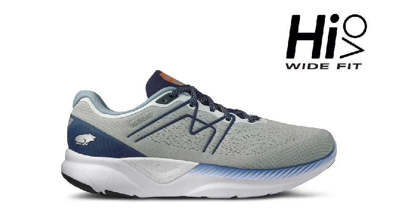 Men's running shoes with a padded heel collarMEN'S FUSION 3.5 HIVO - MERCURY / BELLWETHER BLUE
