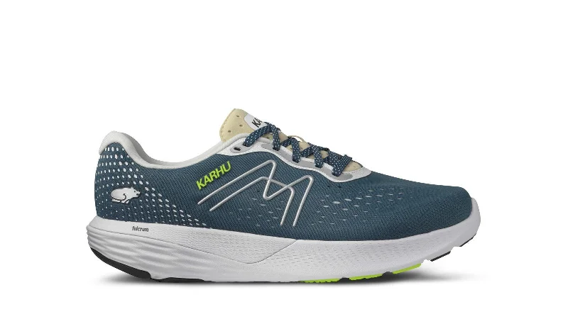 Men's running shoes with a sock - like fitMEN'S IKONI 2.0 - GOBLIN BLUE / PUTTY