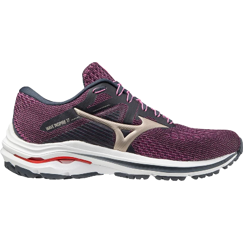 Reflective men's running shoes for low - light visibilityWomen's Wave Inspire 17