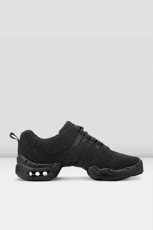 Men's sneakers with a perforated leather upper for ventilationAdult Boost Canvas Split Sole Dance Sneakers